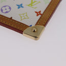 LOUIS VUITTON Monogram Multicolor Pochette Cles Purse White M92655 Auth BA14331V-14