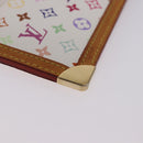 LOUIS VUITTON Monogram Multicolor Pochette Cles Purse White M92655 Auth BA14331V-15