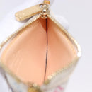 LOUIS VUITTON Monogram Multicolor Pochette Cles Purse White M92655 Auth BA14331V-18