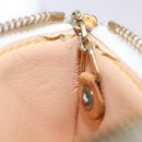 LOUIS VUITTON Monogram Multicolor Pochette Cles Purse White M92655 Auth BA14331V-11