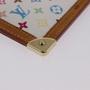 LOUIS VUITTON Monogram Multicolor Pochette Cles Purse White M92655 Auth BA14331V-8