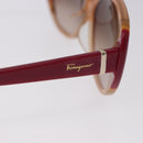 Salvatore Ferragamo Sunglasses plastic Pink Auth BA14332-6