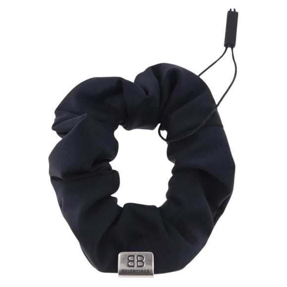 BALENCIAGA Shush Hair Tie Polymiad Black Auth BA14334A