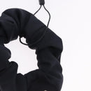BALENCIAGA Shush Hair Tie Polymiad Black Auth BA14334A-6
