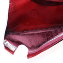 CARTIER Happy Birthday Long Wallet Patent leather Bordeaux Auth BA14336-15