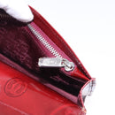 CARTIER Happy Birthday Long Wallet Patent leather Bordeaux Auth BA14336-16