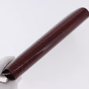 CARTIER Happy Birthday Long Wallet Patent leather Bordeaux Auth BA14336-6