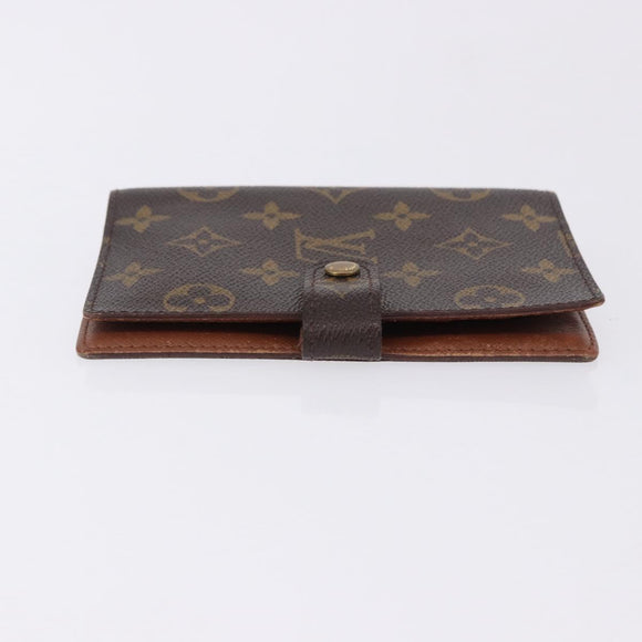 LOUIS VUITTON Monogram Agenda PM Day Planner Cover R20005 LV Auth BA14337