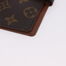LOUIS VUITTON Monogram Agenda PM Day Planner Cover R20005 LV Auth BA14337-9