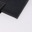 GUCCI Micro GG Guccissima Day Planner Cover Leather Navy 115240 Auth BA14338-10