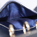 GUCCI Micro GG Guccissima Day Planner Cover Leather Navy 115240 Auth BA14338-19