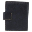 GUCCI Micro GG Guccissima Day Planner Cover Leather Navy 115240 Auth BA14338-3