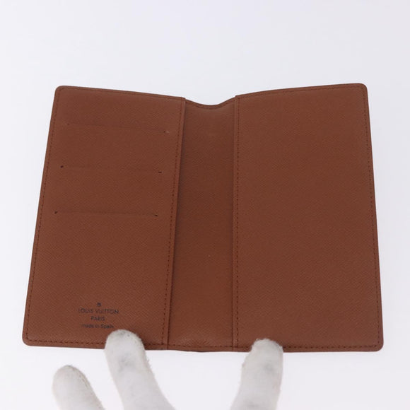 LOUIS VUITTON Monogram Agenda Poche Note Cover R20503 LV Auth BA14339