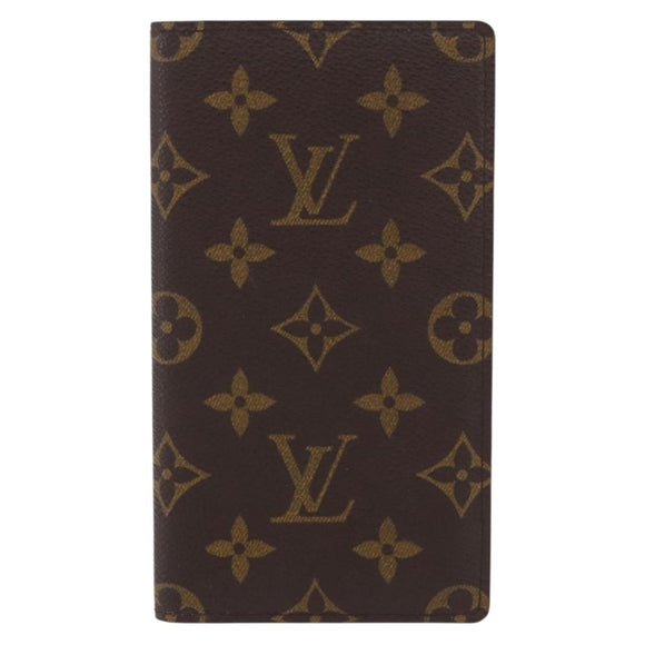 LOUIS VUITTON Monogram Agenda Poche Note Cover R20503 LV Auth BA14339