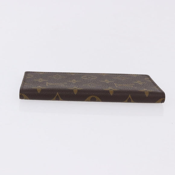 LOUIS VUITTON Monogram Agenda Poche Note Cover R20503 LV Auth BA14339