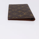 LOUIS VUITTON Monogram Agenda Poche Note Cover R20503 LV Auth BA14339-7