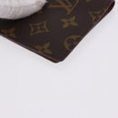 LOUIS VUITTON Monogram Agenda Poche Note Cover R20503 LV Auth BA14339-8