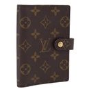 LOUIS VUITTON Monogram Agenda PM Day Planner Cover R20005 LV Auth BA14340-1