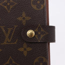 LOUIS VUITTON Monogram Agenda PM Day Planner Cover R20005 LV Auth BA14340-17
