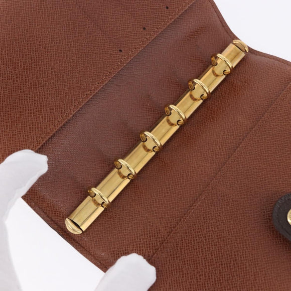 LOUIS VUITTON Monogram Agenda PM Day Planner Cover R20005 LV Auth BA14340