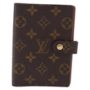 LOUIS VUITTON Monogram Agenda PM Day Planner Cover R20005 LV Auth BA14340-13