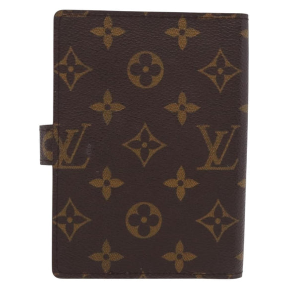 LOUIS VUITTON Monogram Agenda PM Day Planner Cover R20005 LV Auth BA14340