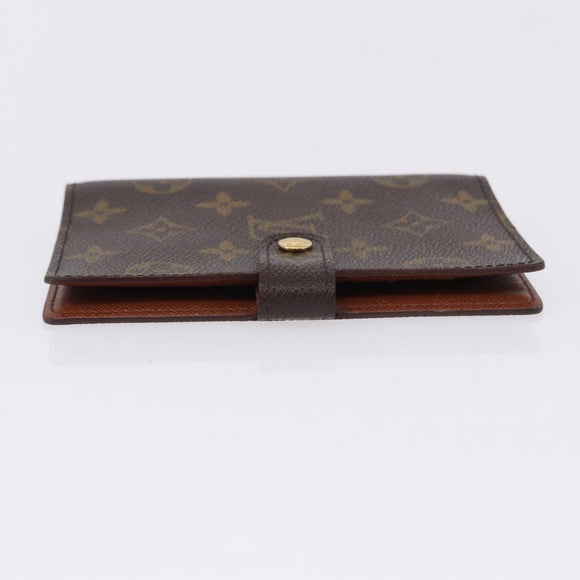 LOUIS VUITTON Monogram Agenda PM Day Planner Cover R20005 LV Auth BA14340