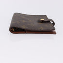 LOUIS VUITTON Monogram Agenda PM Day Planner Cover R20005 LV Auth BA14340-6