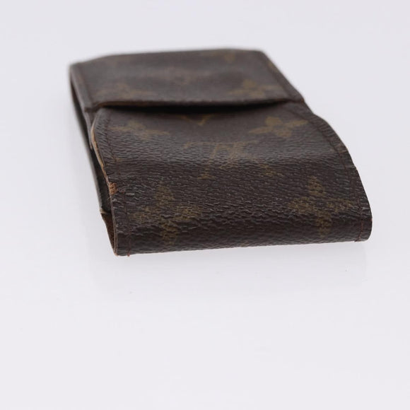 LOUIS VUITTON Monogram Etui Cigarette Case M63024 LV Auth BA14341