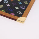 LOUIS VUITTON Monogram Multicolor Pochette Cles Purse Black M13664 Auth BA14342V-15
