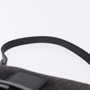 FENDI Zucchino Canvas Mamma Baguette Hand Bag Black Silver Auth BA14344-8