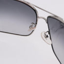 PRADA Sunglasses plastic White Brown Auth BA14346-15