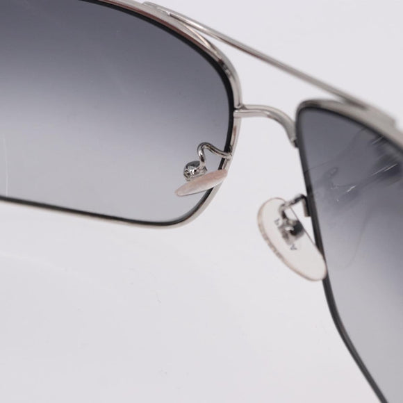 PRADA Sunglasses plastic White Brown Auth BA14346