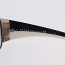PRADA Sunglasses plastic White Brown Auth BA14346-16