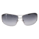 PRADA Sunglasses plastic White Brown Auth BA14346-13