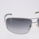 PRADA Sunglasses plastic White Brown Auth BA14346-3