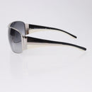PRADA Sunglasses plastic White Brown Auth BA14346-7
