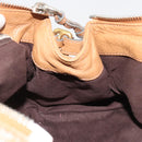 Chloe Paddington Hand Bag Leather Brown Gold Silver Auth BA14347V-22