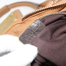 Chloe Paddington Hand Bag Leather Brown Gold Silver Auth BA14347V-11