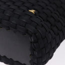Salvatore Ferragamo Shoulder Bag Canvas Black Gold Auth BA14349A-14
