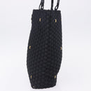 Salvatore Ferragamo Shoulder Bag Canvas Black Gold Auth BA14349A-3