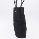 Salvatore Ferragamo Shoulder Bag Canvas Black Gold Auth BA14349A-4