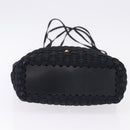 Salvatore Ferragamo Shoulder Bag Canvas Black Gold Auth BA14349A-5