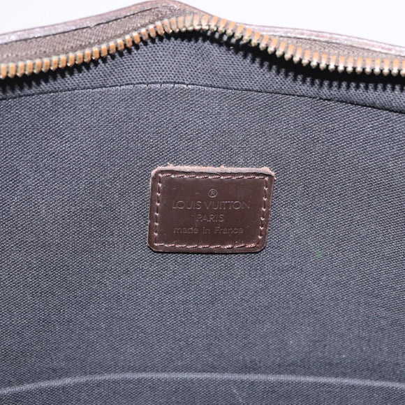 LOUIS VUITTON Monogram Grasse Erwin Hand Bag Brown M46580 LV Auth BA14350