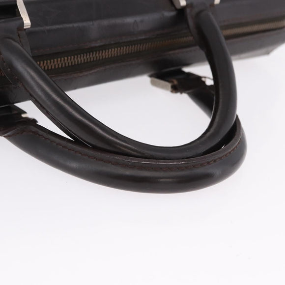 LOUIS VUITTON Monogram Grasse Erwin Hand Bag Brown M46580 LV Auth BA14350