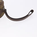 CHANEL New Travel Line Pouch Nylon Khaki CC Auth BA14351A-12