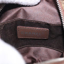 CHANEL New Travel Line Pouch Nylon Khaki CC Auth BA14351A-13