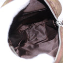 CHANEL New Travel Line Pouch Nylon Khaki CC Auth BA14351A-14