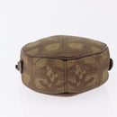 CHANEL New Travel Line Pouch Nylon Khaki CC Auth BA14351A-7