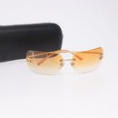CHANEL Sunglasses metal Gold CC Auth BA14352M-17